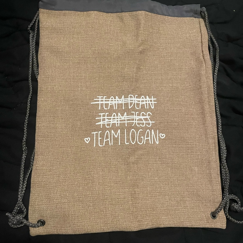Team Logan- Gilmore Girls Backpack with Drawstring Closure
